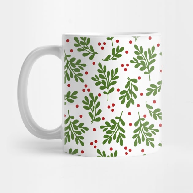 Christmas mistletoes  pattern by bimario